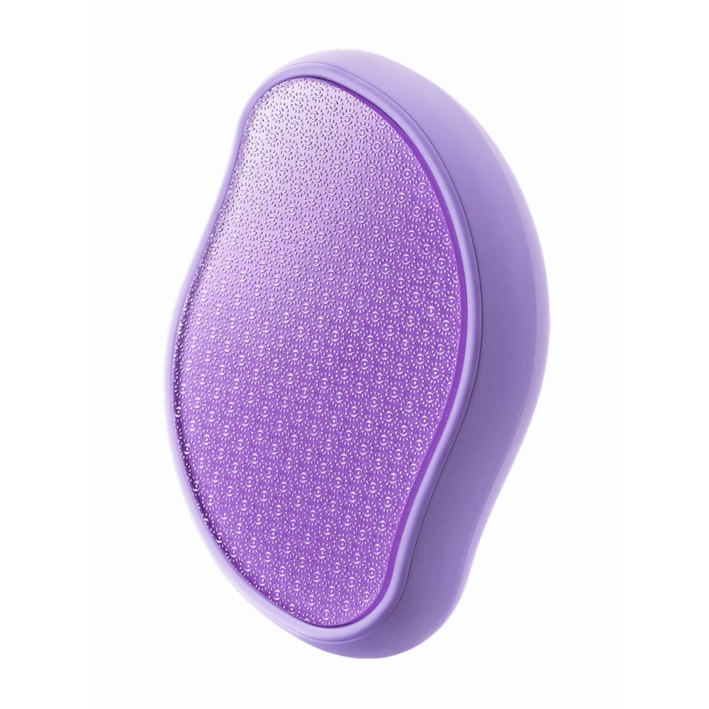 2. Baren Magic Glass Stone Foot File – detailný záber na štruktúrovaný brúsny povrch fialového pilníka na chodidlá na jemnú exfoliáciu piet
