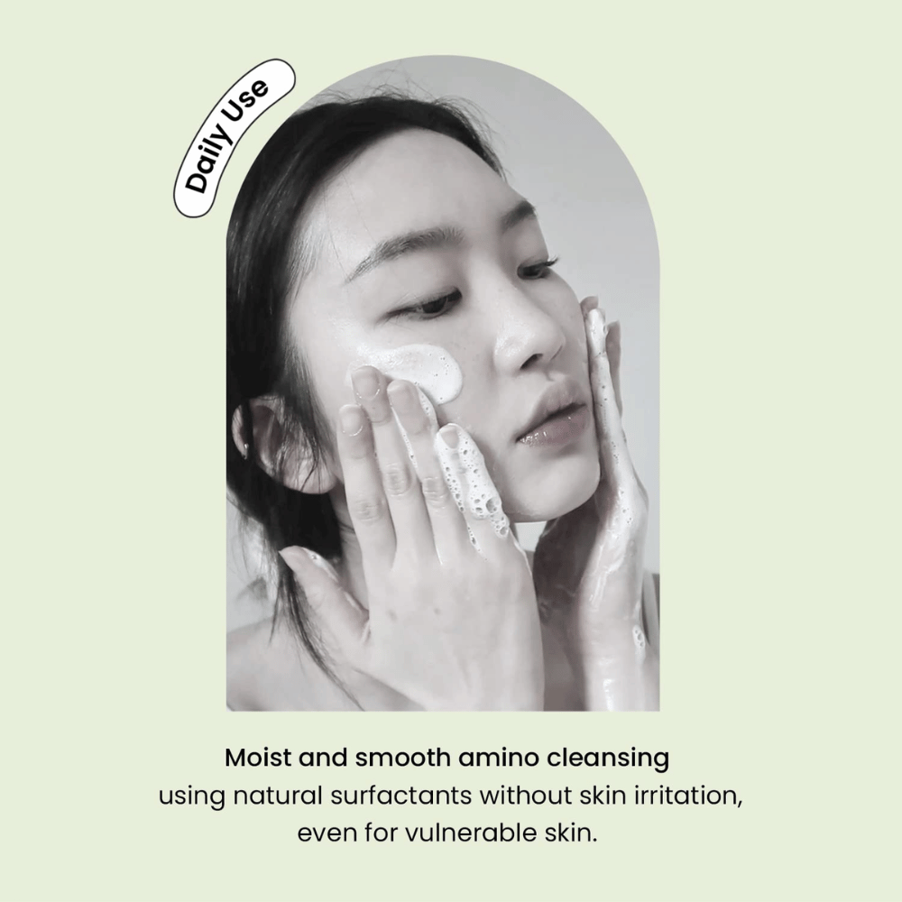 Heimish Matcha Biome Amino Acne Cleansing Foam – jemné denné čistenie tváre s aminokyselinami a matchou pre citlivú a na akné náchylnú pokožku