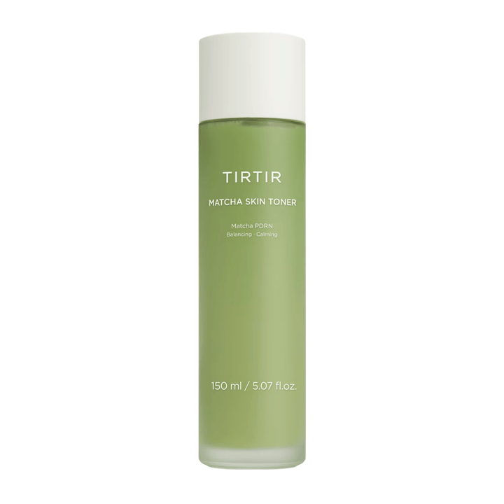 TIRTIR Matcha Skin Toner 150 ml, ktoré upokojuje citlivú pleť, účinne hydratuje a zlepšuje rovnováhu a jas pleti.