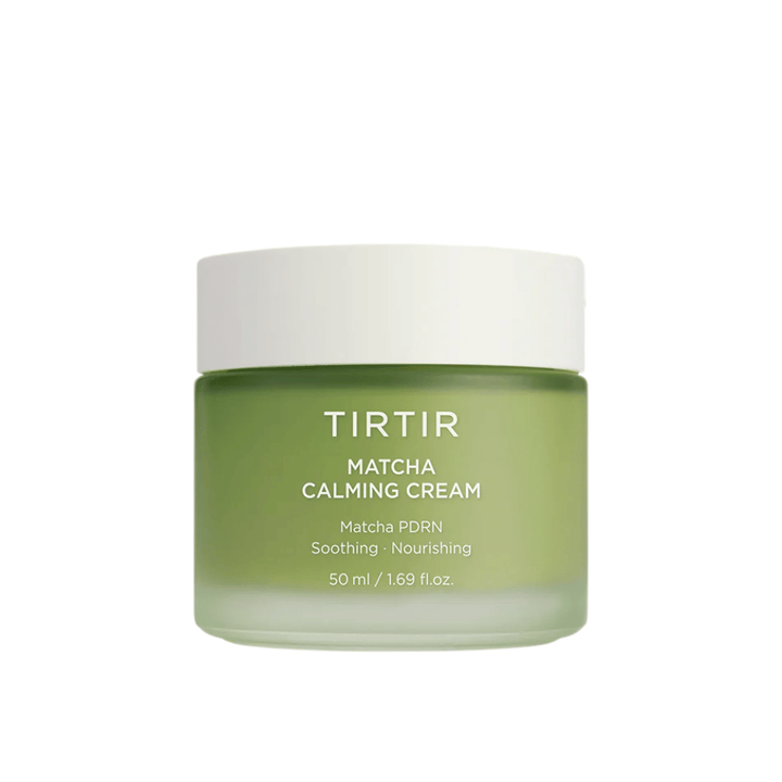 TIRTIR Matcha Calming Cream redukuje začervenanie a podráždenie, upokojuje citlivú pleť a dodáva rovnomernejší, vyváženejší tón pleti.