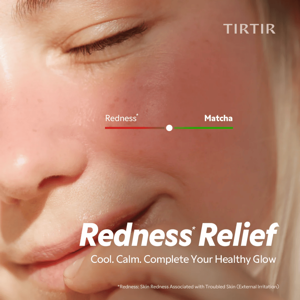 TIRTIR Matcha Calming Cream redukuje začervenanie a podráždenie, upokojuje citlivú pleť a dodáva rovnomernejší, vyváženejší tón pleti.