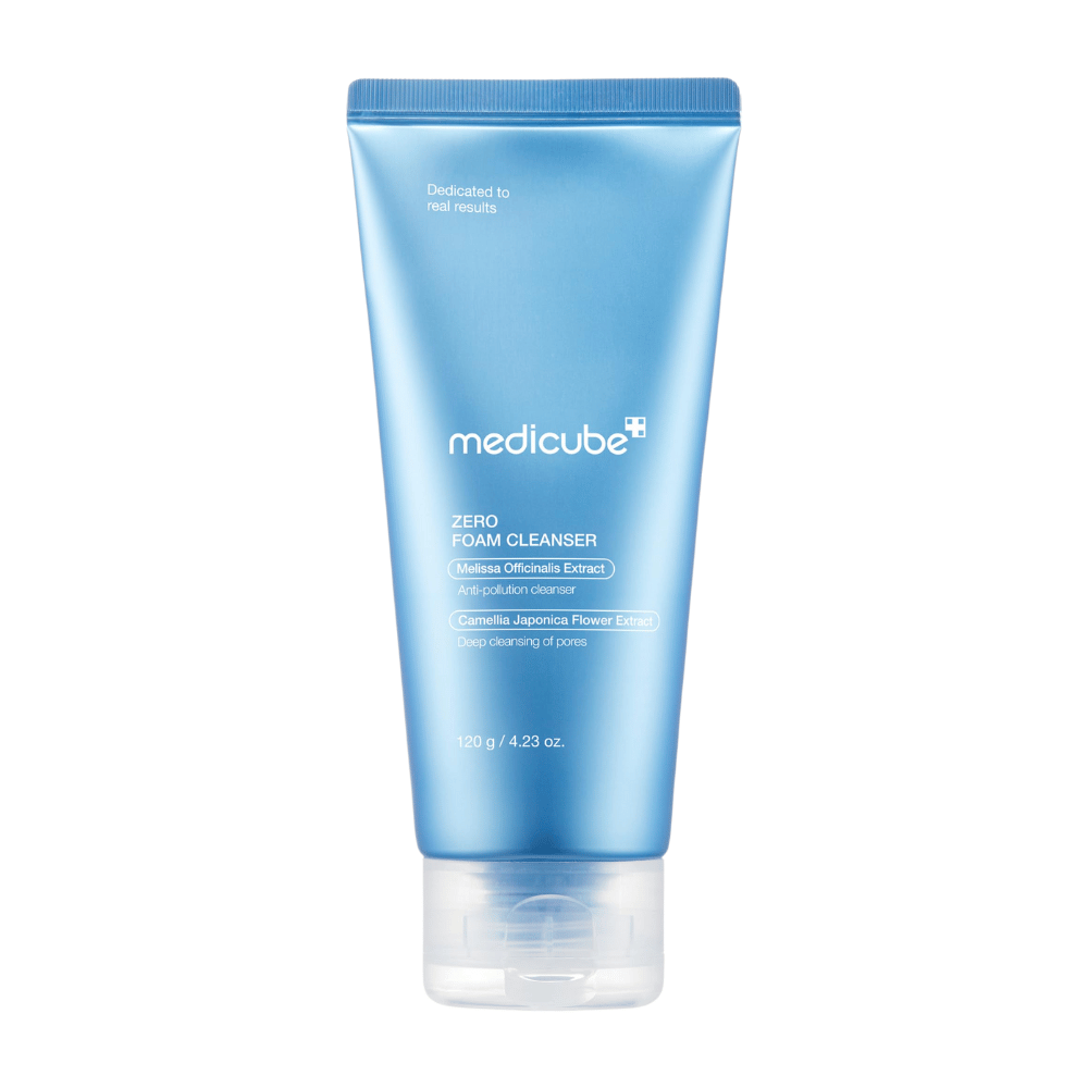 Medicube Zero Foam Cleanser – Hĺbkové čistenie tváre pre sviežu a vyváženú pleť.

🌿 Melissa Officinalis-extrakt – Chráni pleť pred znečistením.
🌸 Camellia Japonica-kvetový extrakt – Hĺbkovo čistí póry.