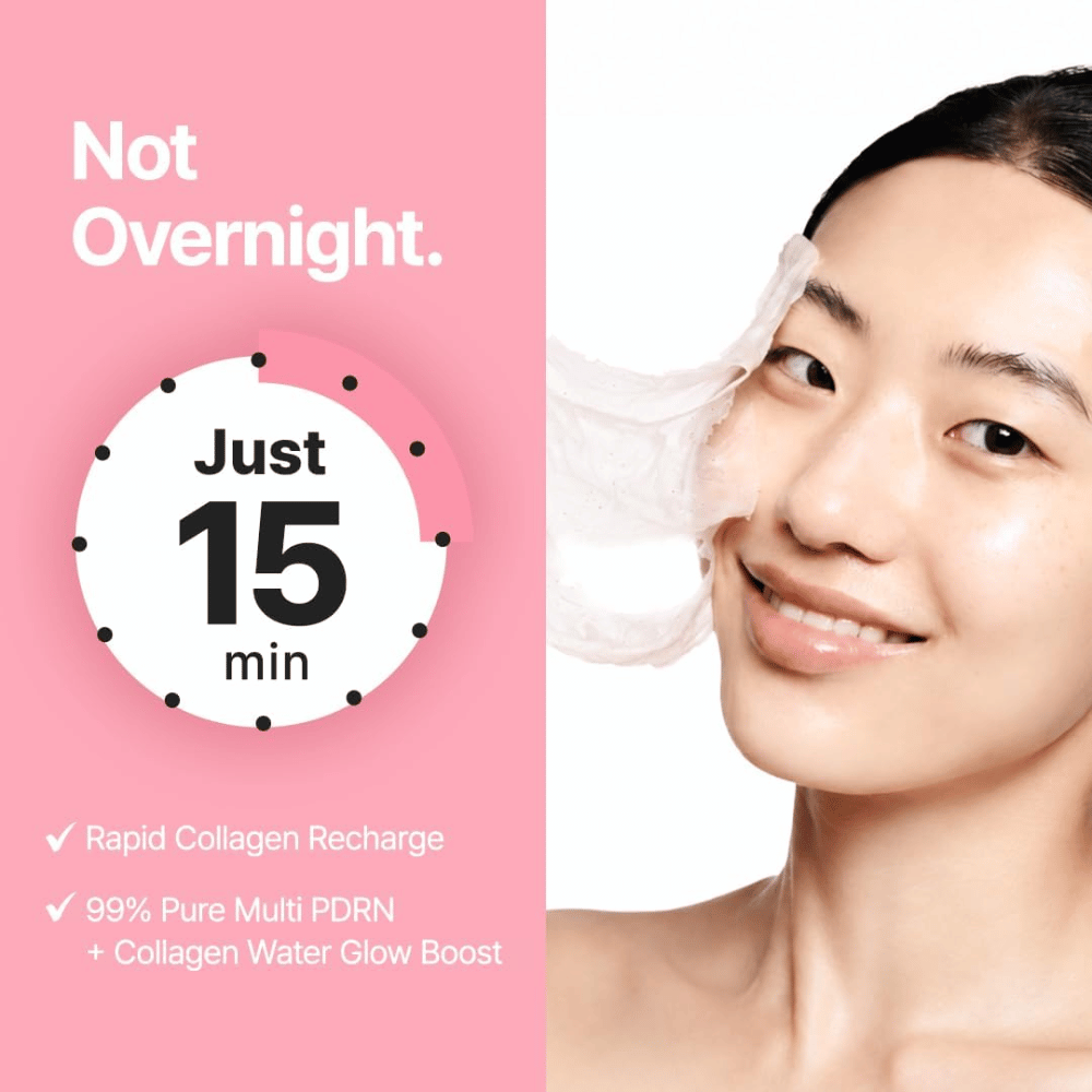 Purito SEOUL Multi PDRN Collagen Real Glow Mask – peel-off maska, ktorá účinkuje za 15 minút s PDRN a kolagénovou vodou