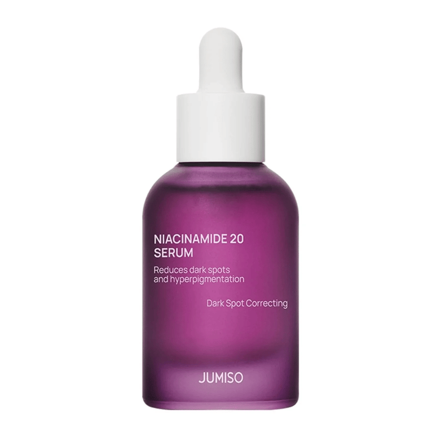 Jumiso Niacinamide 20 Serum – koncentrované sérum, ktoré redukuje tmavé škvrny, veľké póry a nerovnomerný tón pleti s niacínamidom a TXA.
