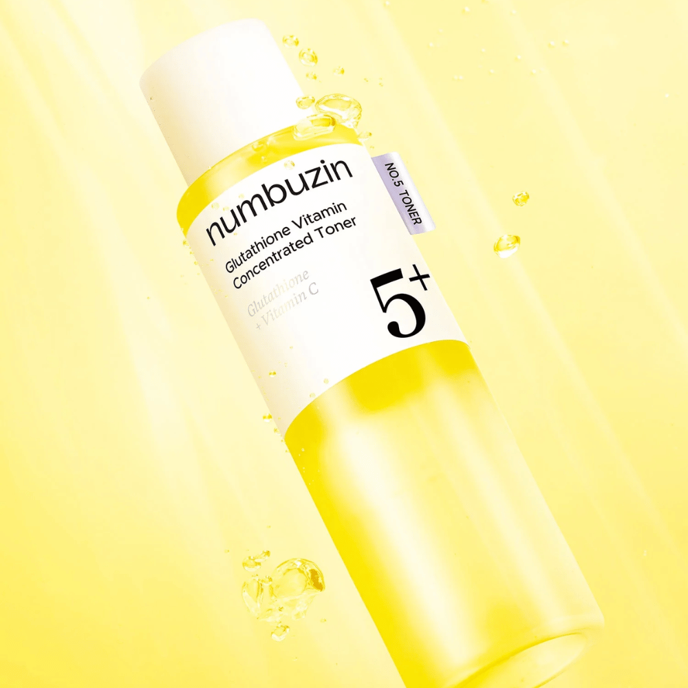 Numbuzin No.5+ Glutathione Vitamin Boosting Essential Toner rozjasňujúce pleťové tonikum proti pigmentovým škvrnám