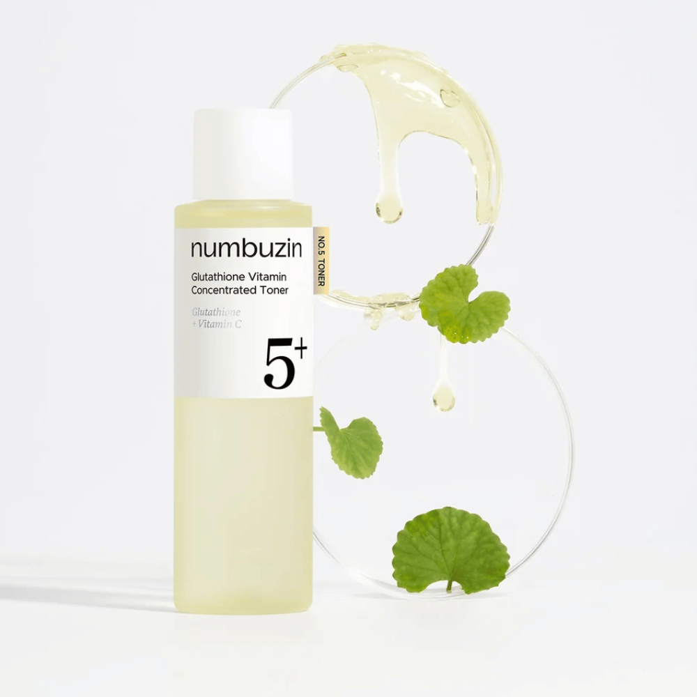 Numbuzin No.5+ Glutathione Vitamin Boosting Essential Toner s glutathiónom a vitamínom C pre jasnejšiu pleť