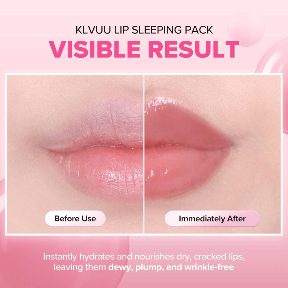 KLAVUU Nourishing Care Lip Sleeping Pack Coconut hydratuje suché pery, zlepšuje ich hebkosť a dodáva plnší, lesklý vzhľad.