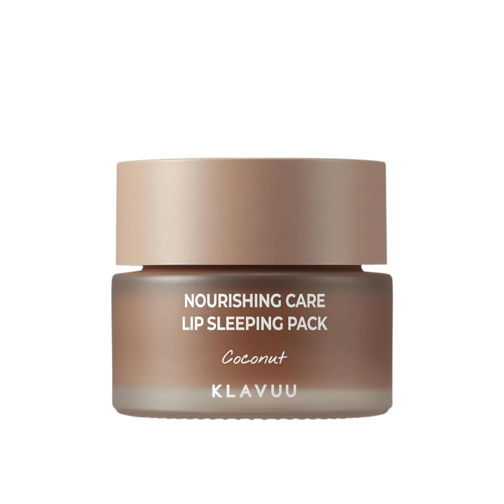 KLAVUU Nourishing Care Lip Sleeping Pack Coconut – vyživujúca maska na pery s kokosom, ktorá intenzívne hydratuje a ošetruje suché pery počas noci.