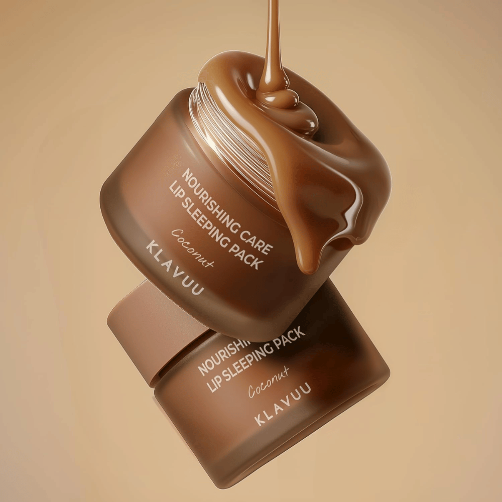KLAVUU Nourishing Care Lip Sleeping Pack Coconut – hydratačná nočná maska na pery s kokosom, ktorá zjemňuje suché a popraskané pery.