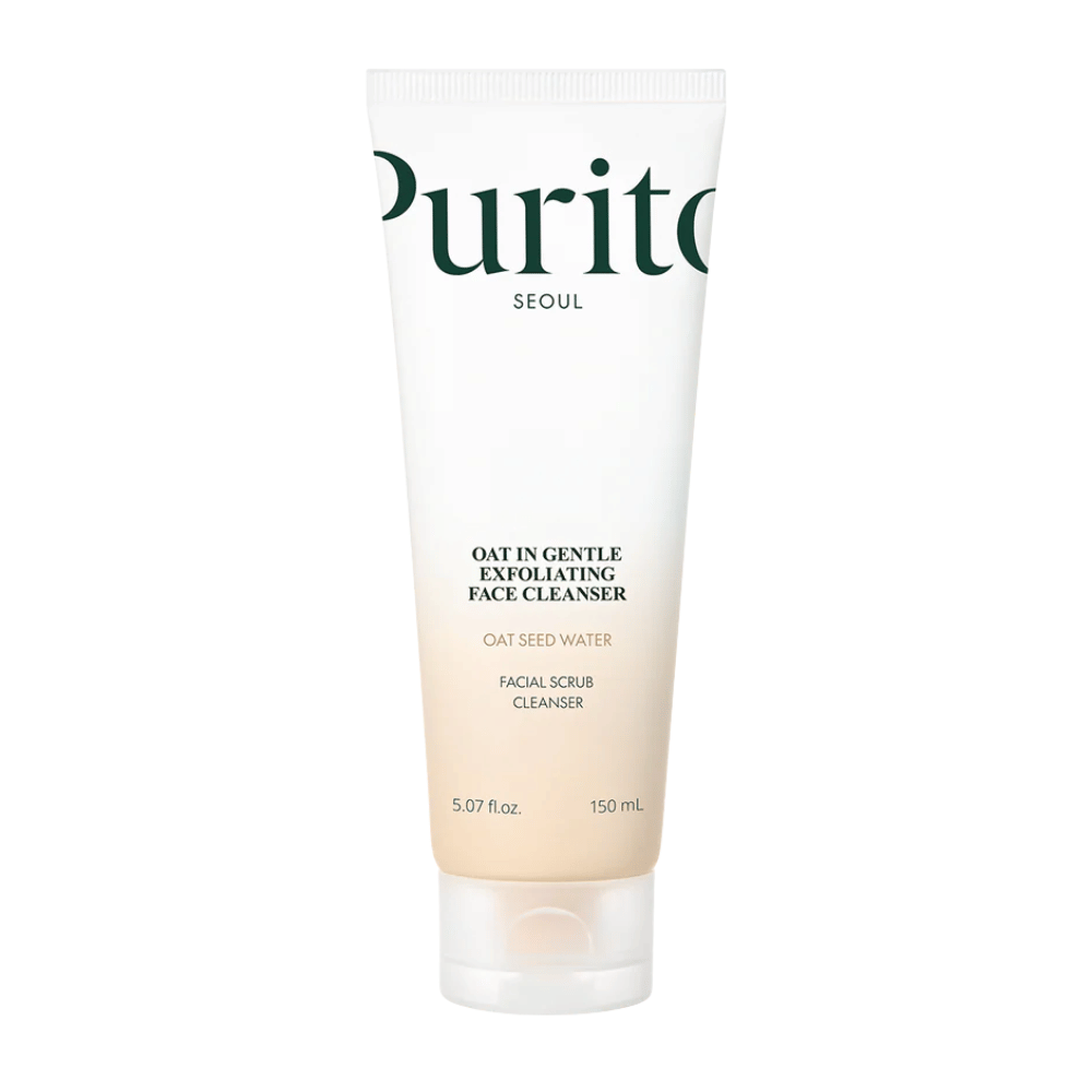 Purito SEOUL Oat In Gentle Exfoliating Face Cleanser – exfoliačný čistiaci pleťový peeling s ovsom pre jemnú a čistú pokožku