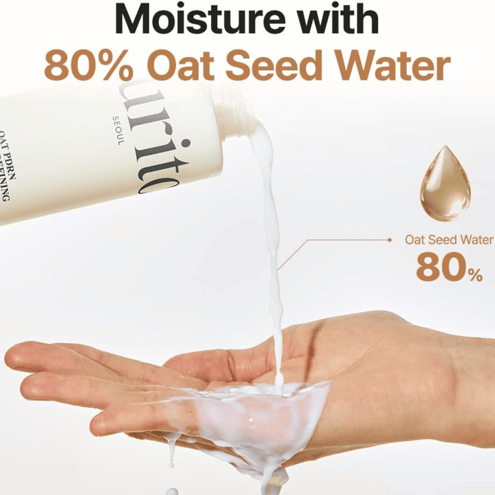 Purito SEOUL Oat PDRN Gentle Refining Toner s 80% vodou z ovsených semien – hydratačná a upokojujúca pleťová voda pre citlivú a aknóznu pokožku
