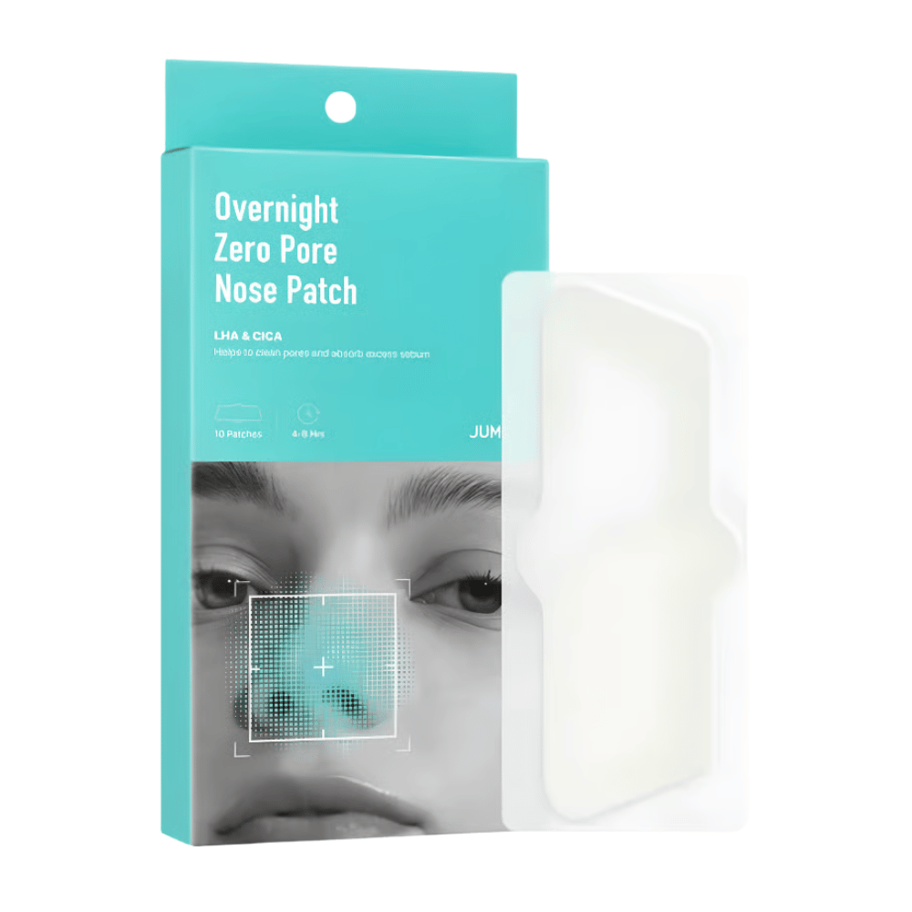 JUMISO Overnight Zero Pore Nose Patch Set – 10 náplastí na póry s LHA a CICA