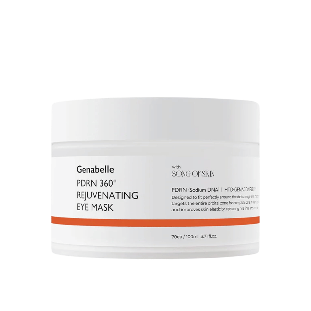 Genabelle PDRN 360° Rejuvenating Eye Mask s PDRN a 360-stupňovou hydrogélovou maskou na intenzívnu hydratáciu a starostlivosť o celé očné okolie.