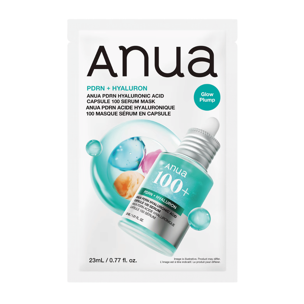 4. Anua PDRN Hyaluronic Acid Capsule 100 Serum Mask 23 ml – kórejská sheet mask s PDRN a kyselinou hyalurónovou
