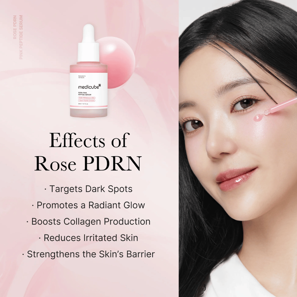 Účinky Medicube Rose PDRN Pink Peptide Serum

🌟 Znižuje tmavé škvrny
✨ Dodáva pleti žiarivý vzhľad
💖 Stimuluje produkciu kolagénu
🌿 Upokojuje podráždenú pokožku
🛡️ Posilňuje bariéru pokožky

Perfektné pre hladšiu, pevnejšiu a žiarivejšiu pokožku!