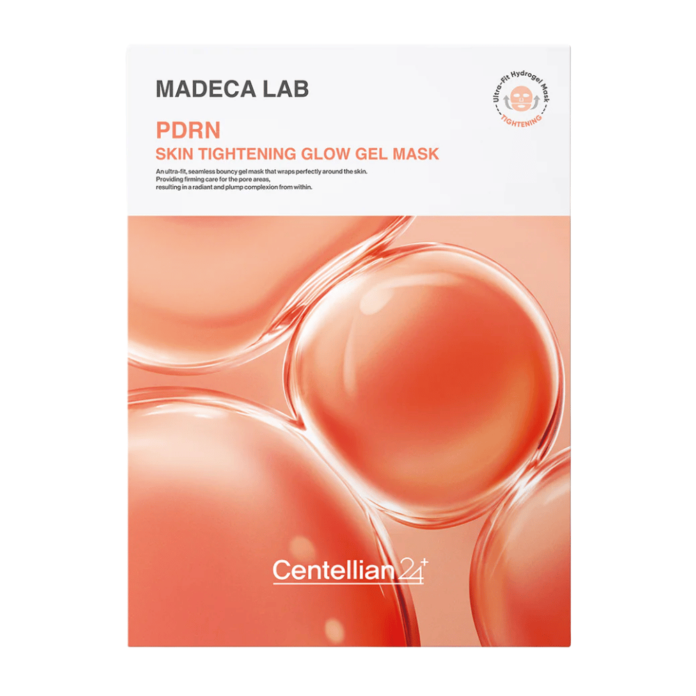 MADECA LAB PDRN Skin Tightening Glow Gel Mask od Centellian24 – kórejská gélová maska s PDRN-technológiou pre pevnejšiu pleť, žiarivosť a zlepšenú elasticitu pokožky.