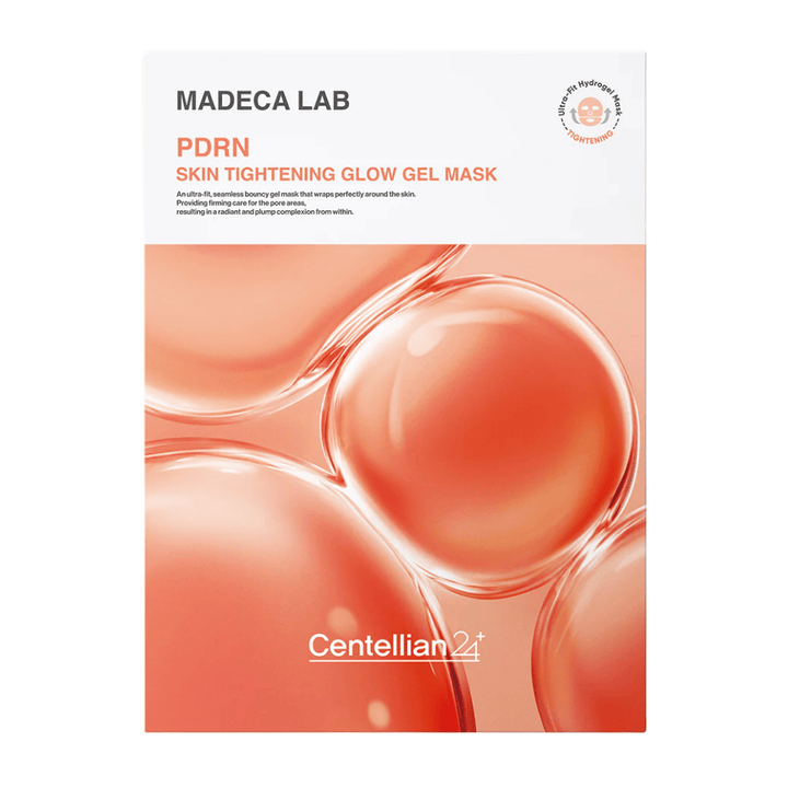 MADECA LAB PDRN Skin Tightening Glow Gel Mask od Centellian24 – kórejská gélová maska s PDRN-technológiou pre pevnejšiu pleť, žiarivosť a zlepšenú elasticitu pokožky.