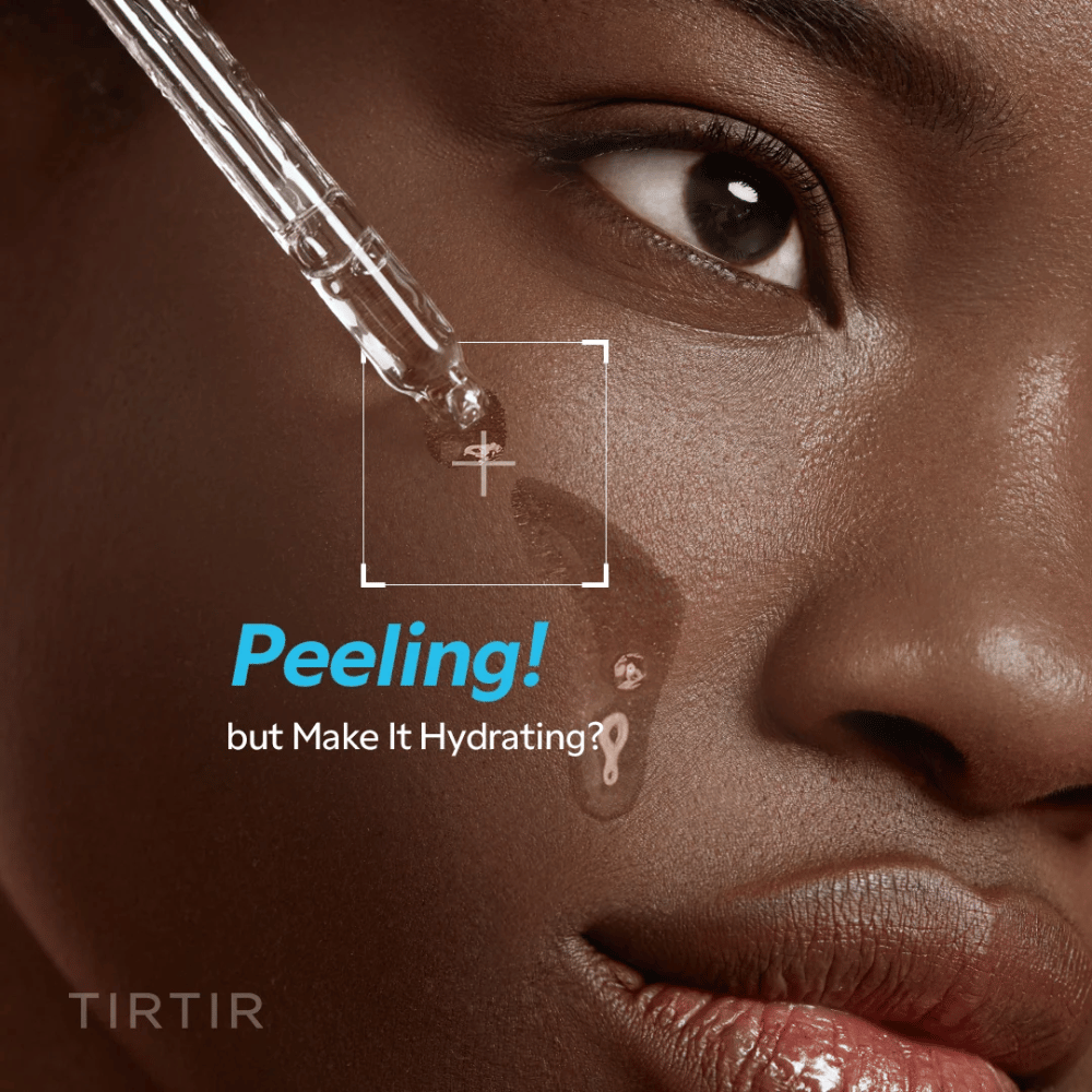 TIRTIR PHA 15% Serum – hydratačná exfoliácia s pipetou aplikovanou na pokožku
