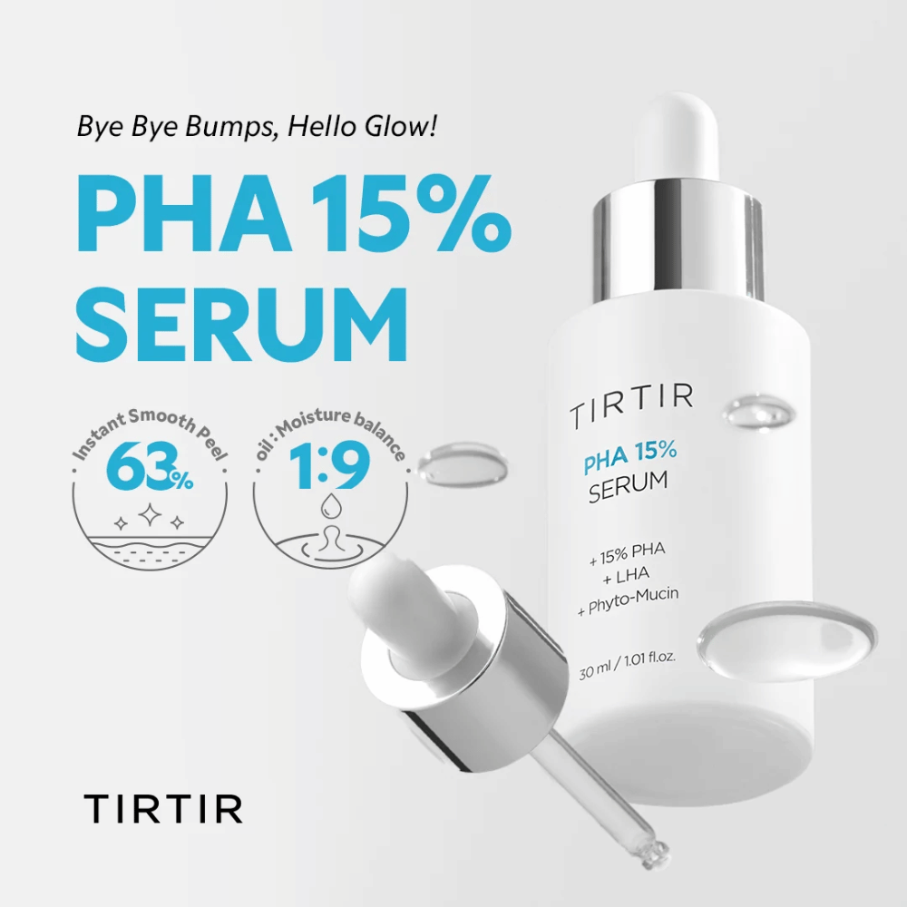 TIRTIR PHA 15% Serum 30 ml – exfoliačné sérum s 15 % PHA a LHA