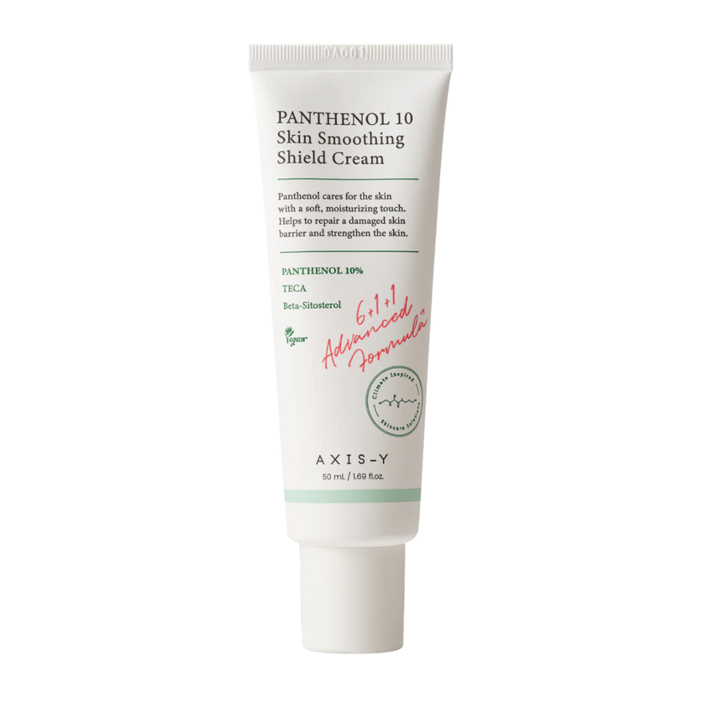 AXIS-Y Panthenol 10 Skin Smoothing Shield Cream 50 ml produktový obrázok na bielom pozadí