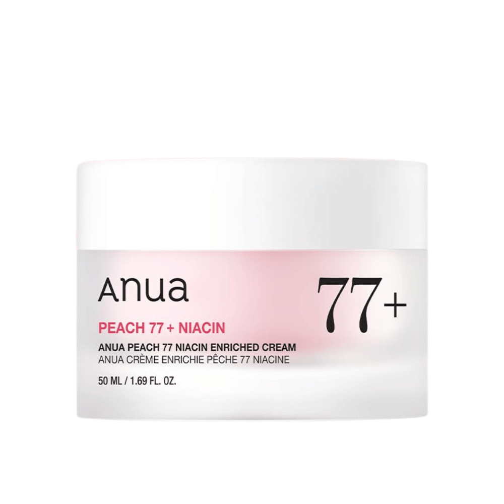Obrázok produktu Anua Peach 77% Niacin Enriched Cream 50 ml – rozjasňujúci a hydratačný krém s niacínamidom.