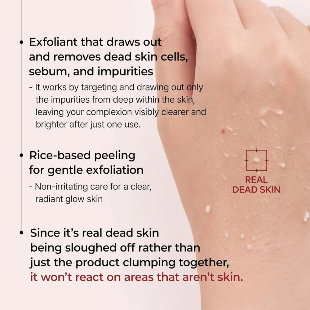 Dr.Melaxin Peel Shot exfoliačné black rice ampoule, ktoré odstraňuje odumreté kožné bunky a maz pre jasnejšiu a rovnomernejšiu pleť