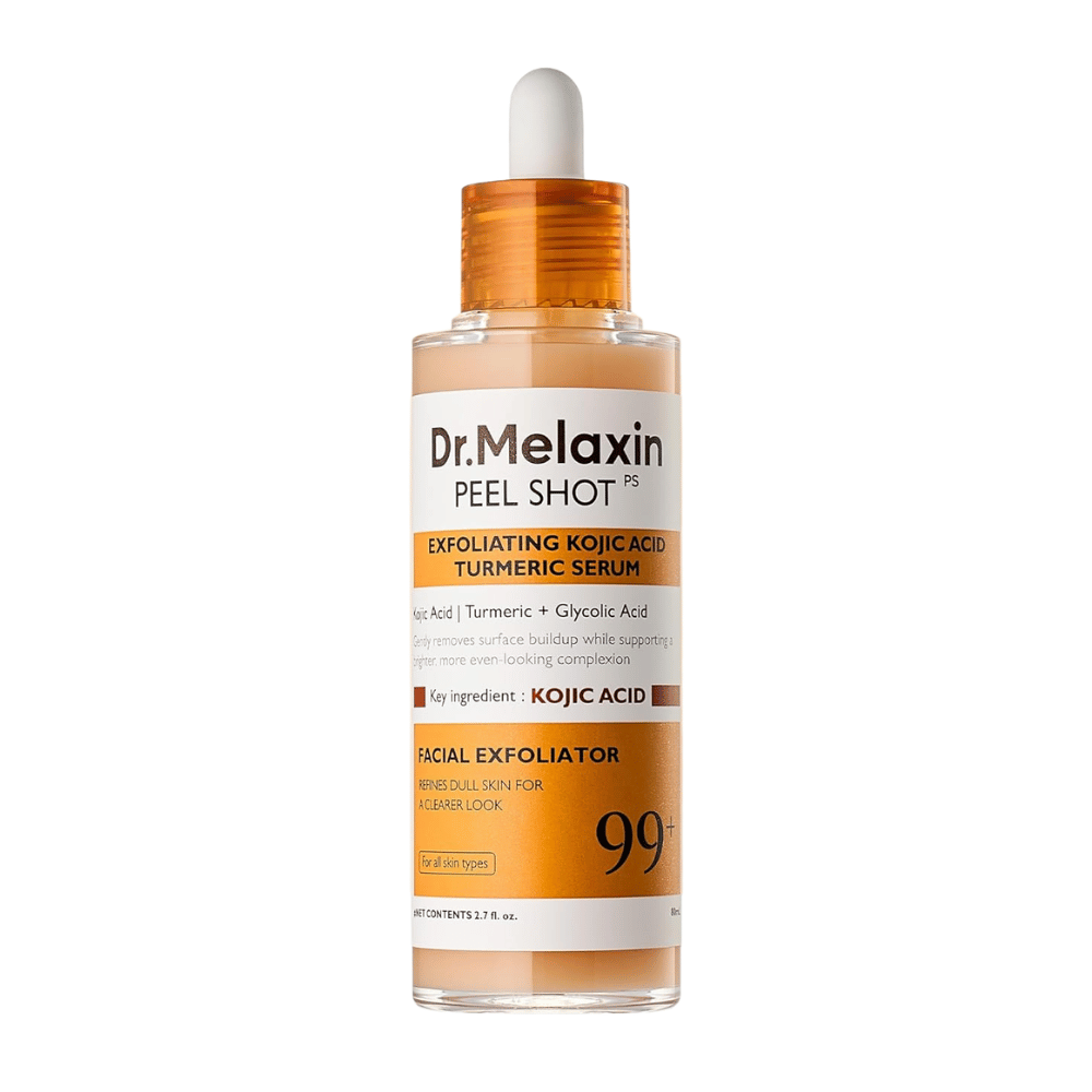 Dr Melaxin Peel Shot Kojic Acid Turmeric Serum 80 ml s peelingovým účinkom, ktoré hĺbkovo čistí pokožku a zlepšuje jej jas