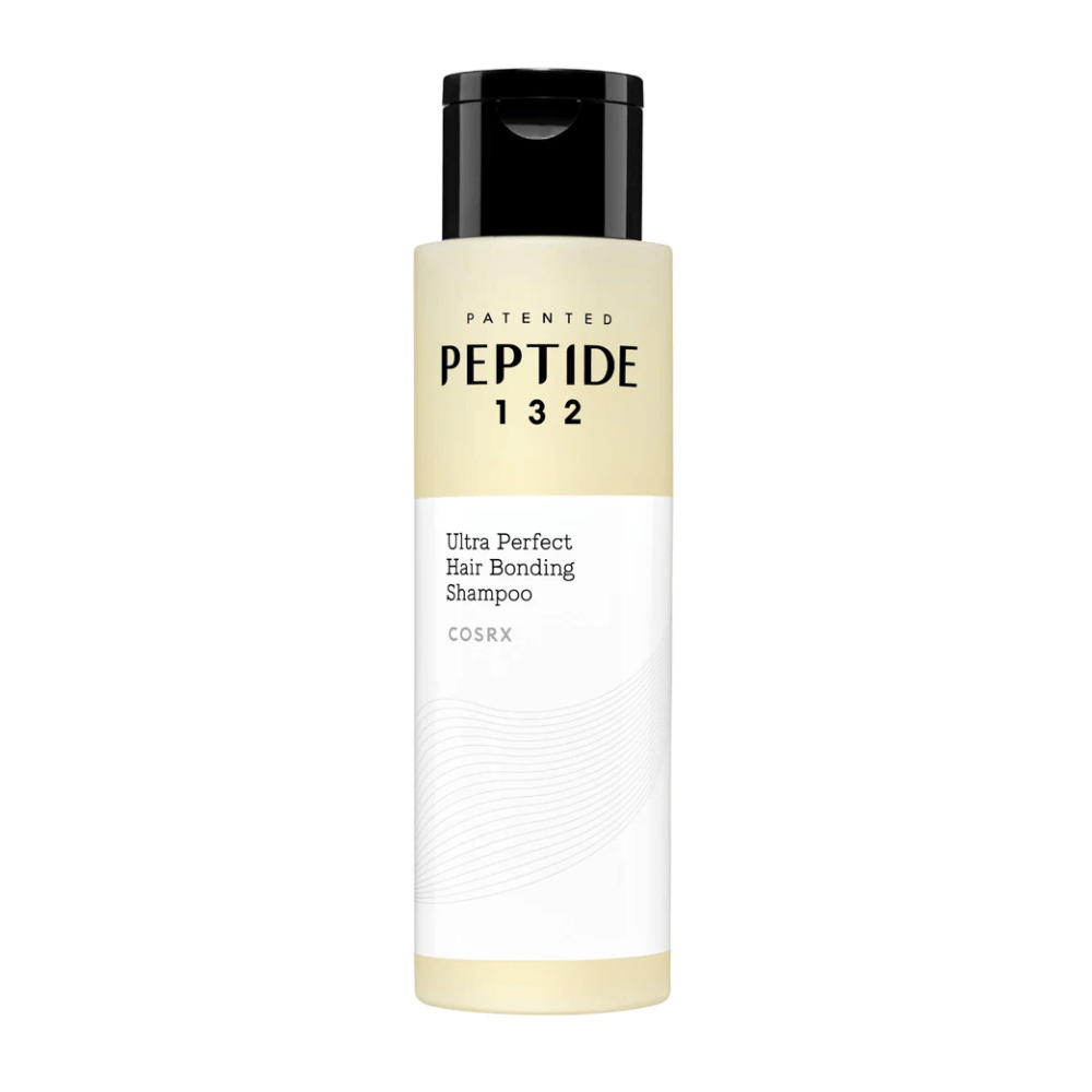 Obrázok produktu COSRX Peptide 132 Ultra Perfect Hair Bonding Shampoo – posilňujúci a opravný šampón s peptidmi pre jemné a lesklé vlasy.