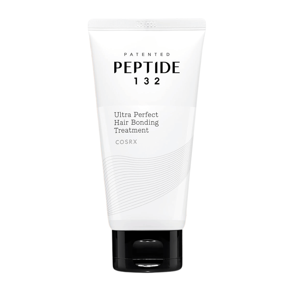 Produktový obrázok COSRX Peptide 132 Ultra Perfect Hair Bonding Treatment – opravná maska na vlasy, ktorá posilňuje a hydratuje vlasy.
