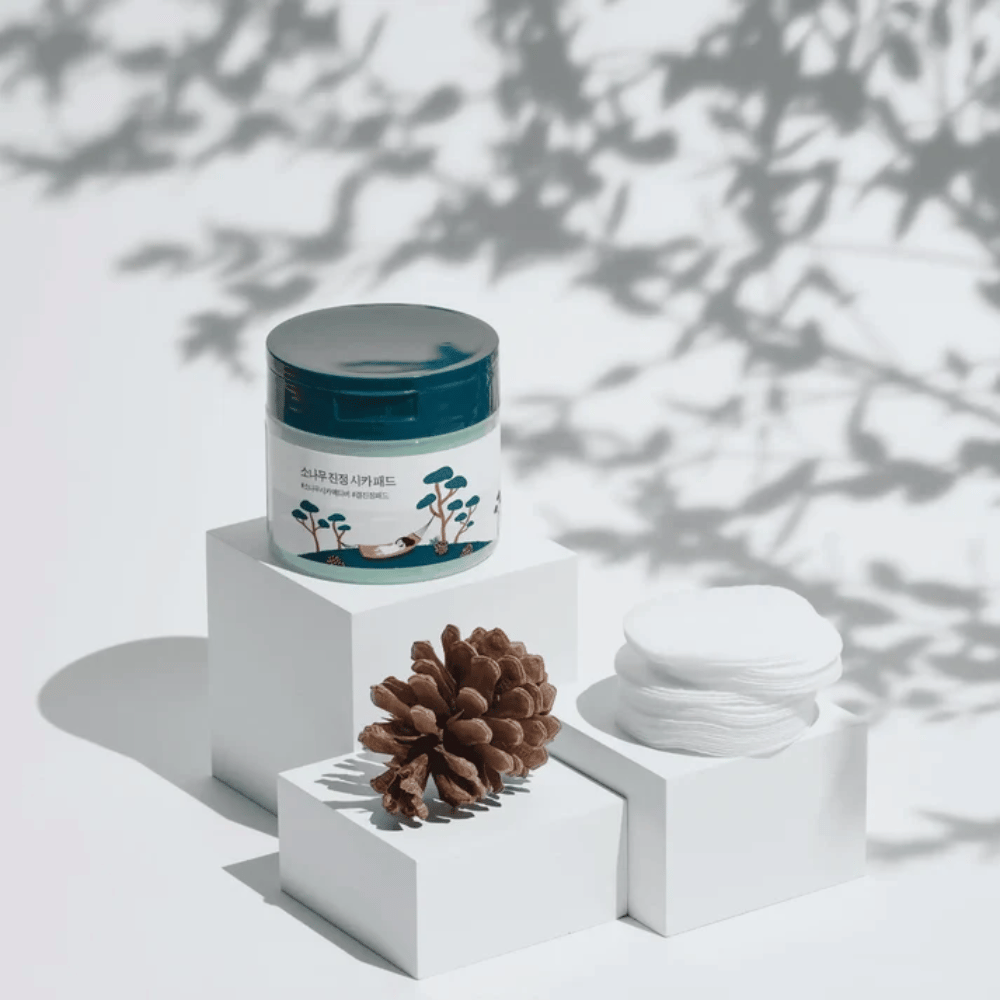 ROUND LAB Pine Calming Cica Pad – toner pads s dizajnom inšpirovaným borovicou a cica