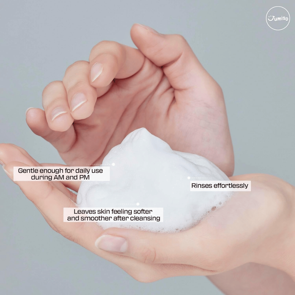 Jumiso Pore Purifying Salicylic Acid Foaming Cleanser – jemné čistenie tváre s nízkym pH a kyselinou salicylovou, ktoré čistí póry a je vhodné na každodenné použitie ráno a večer