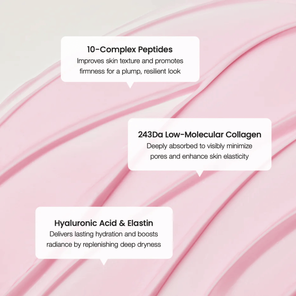 Biodance Kolagénový peptidový krém s 10-komplexom peptidov, nízkomolekulárnym kolagénom a kyselinou hyalurónovou pre zlepšenú elasticitu a hlbokú hydratáciu