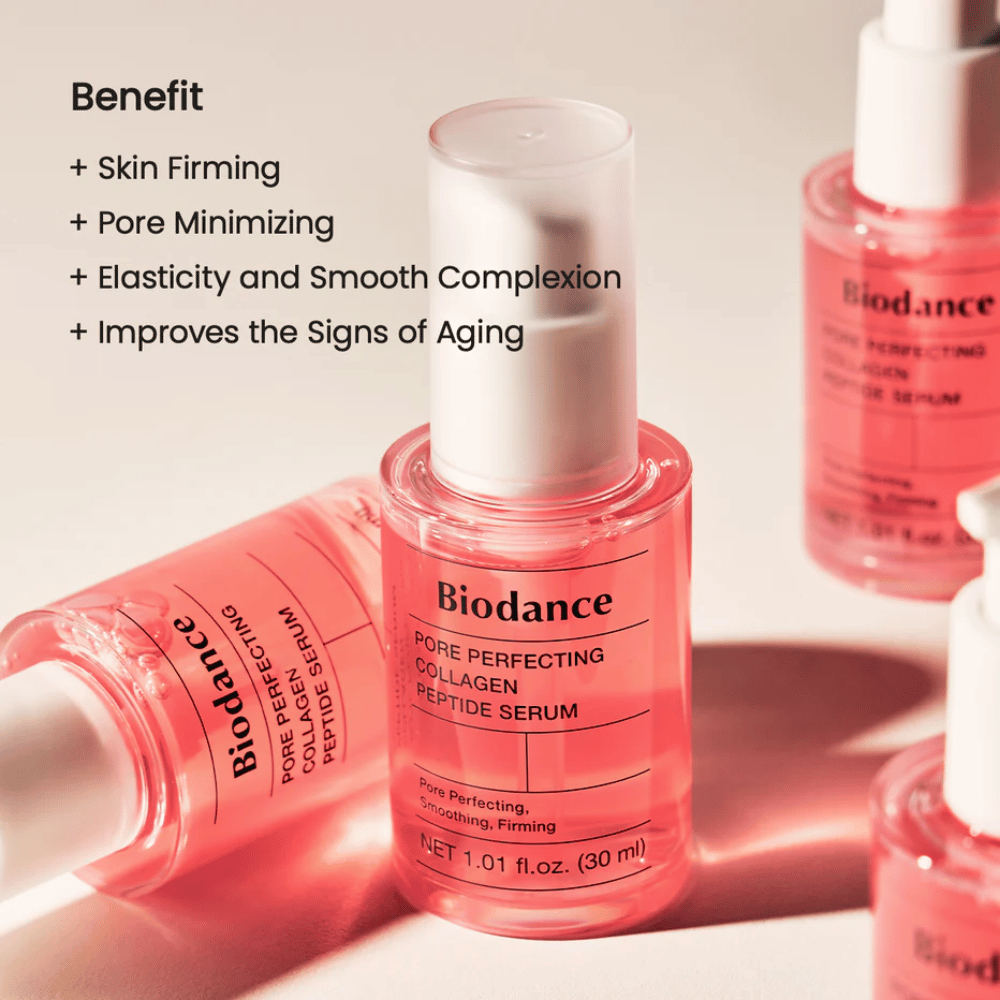 Biodance Pore Perfecting Collagen Peptide Serum 30 ml – spevňujúce a zmenšujúce póry pleťové sérum.