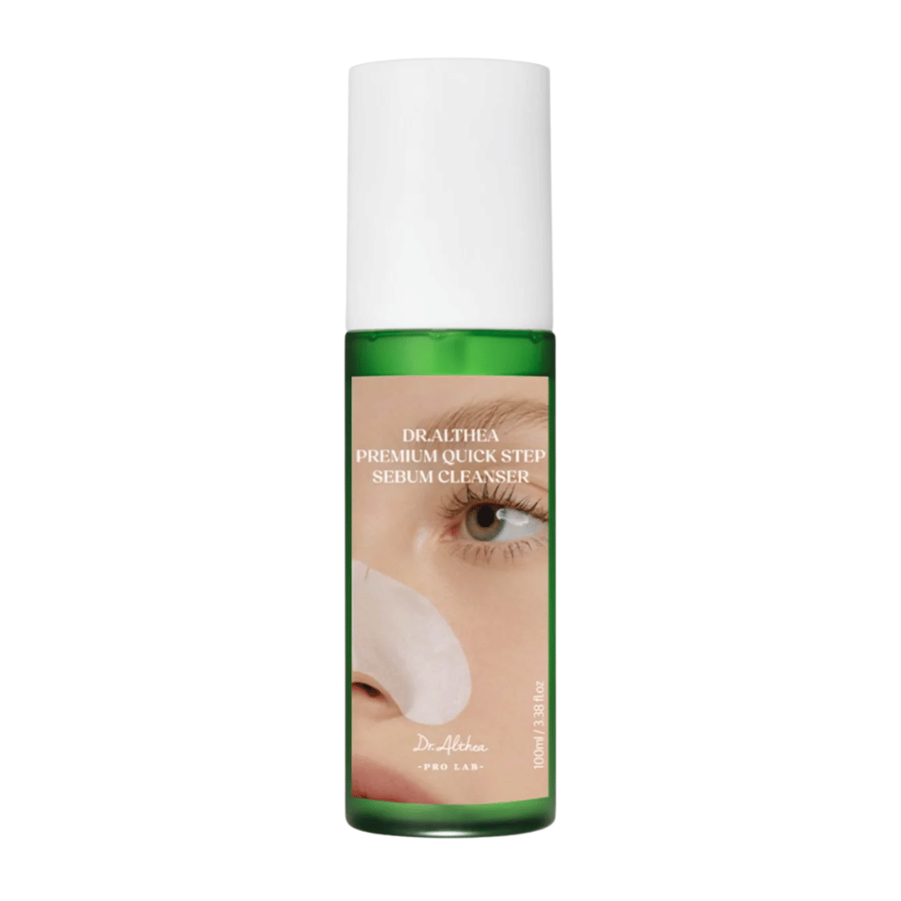 Dr. Althea Premium Quick Step Sebum Cleanser – čistenie tváre, ktoré efektívne odstraňuje maz, čierne bodky a nečistoty bez vysušenia pokožky.