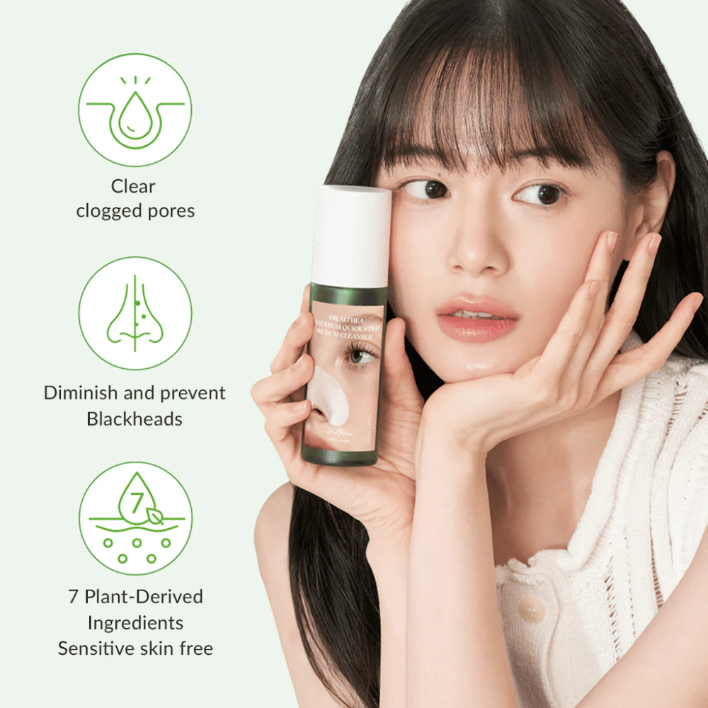 Dr. Althea Premium Quick Step Sebum Cleanser – jemné čistenie tváre, ktoré pomáha vyčistiť upchaté póry, znižovať čierne bodky a je vhodné pre citlivú pokožku.