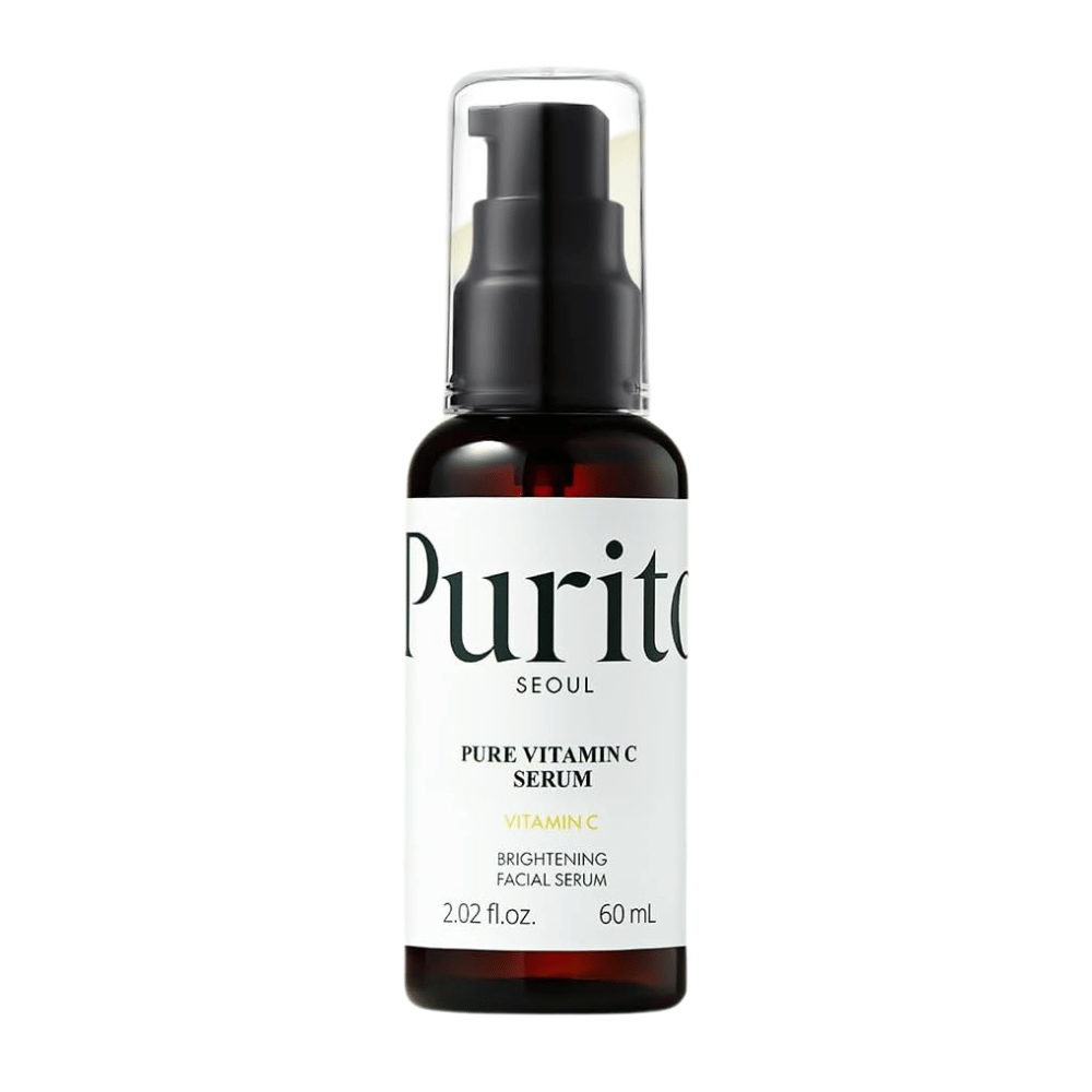 Purito SEOUL Pure Vitamin C Serum 60 ml – kórejské sérum s vitamínom C v tmavej fľaštičke s pumpičkou pre rozjasnenie a jednotnejší tón pleti.