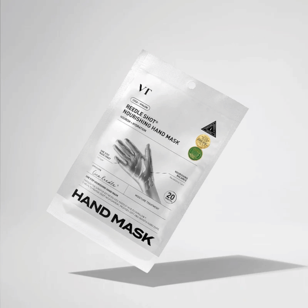 VT Cosmetics Reedle Shot Nourishing Hand Mask ošetrujúca maska na ruky, ktorá zjemňuje a hydratuje pokožku