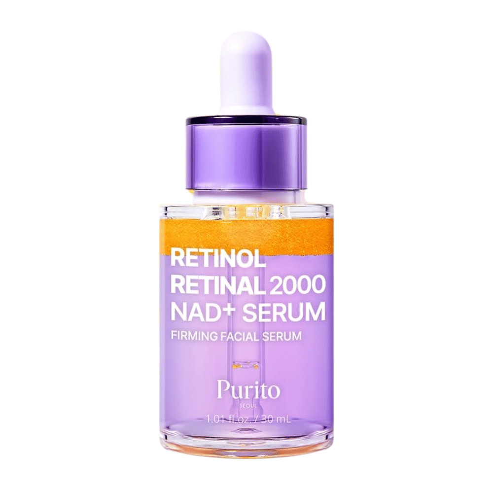 PURITO SEOUL Retinol Retinal 2000 NAD+ Serum 30 ml – spevňujúce kórejské pleťové sérum s retinolom, retinalom a NAD+.