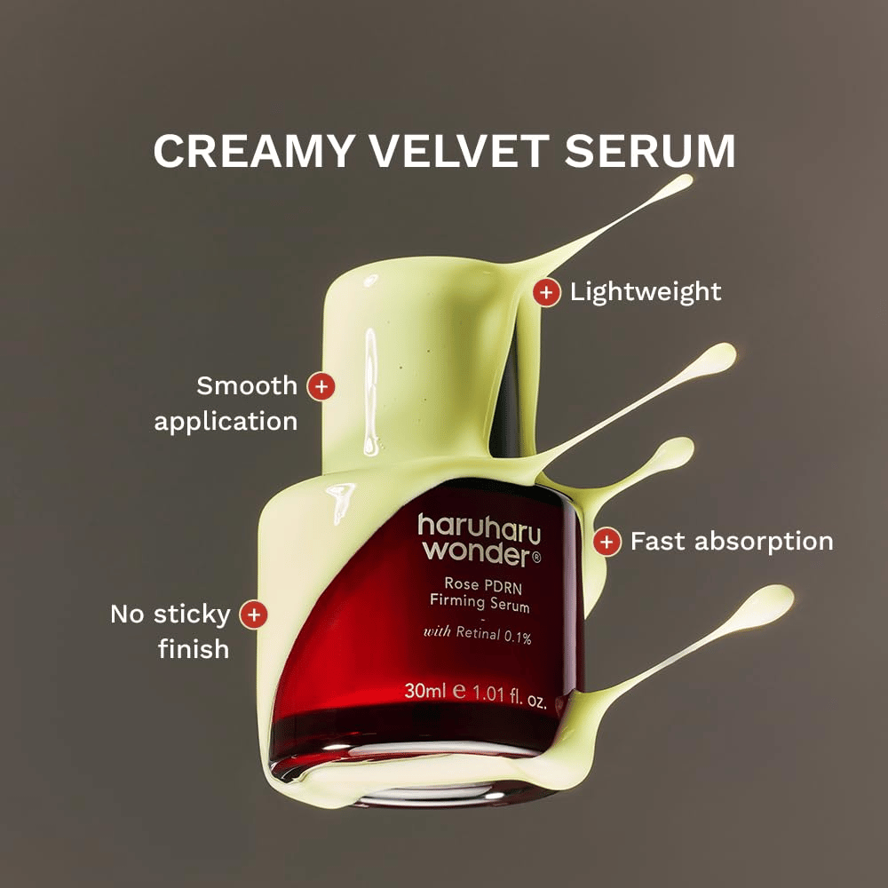 Haruharu Wonder Rose PDRN Firming Serum – ľahko krémové sérum s rýchlym vstrebávaním a nelepivým finišom