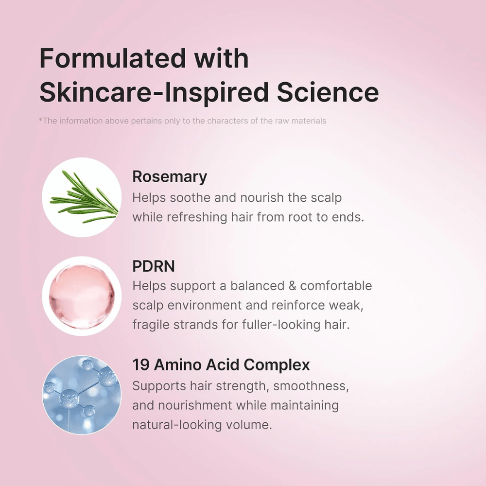 Medicube Rosemary PDRN Hair & Scalp Conditioner pre suché, krepovité a poškodené vlasy s posilňujúcim a objem dodávajúcim účinkom