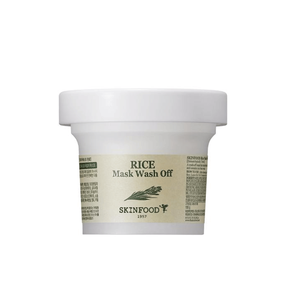SKINFOOD's Rice Mask Wash Off 120g je krém na pokožku vyrobený z ryže.