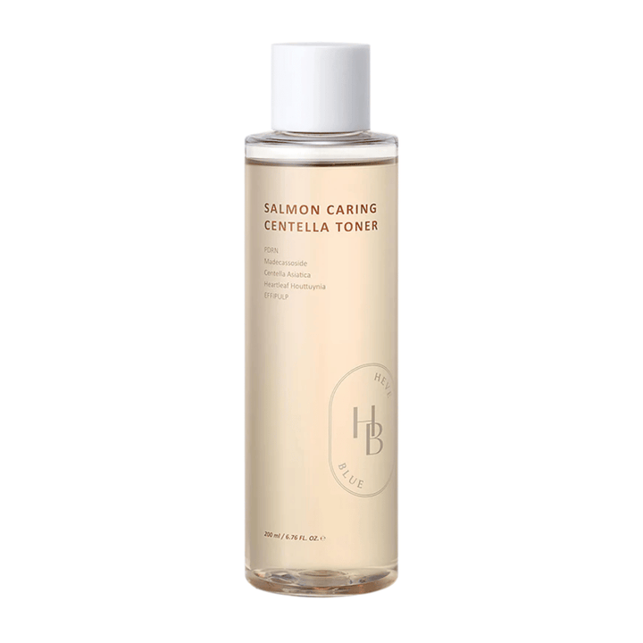 Salmon Caring Centella Toner produktový obrázok – kórejský toner s PDRN a centellou, ktorý hlboko hydratuje, posilňuje kožnú bariéru a pripravuje pokožku na následnú starostlivosť o pleť.