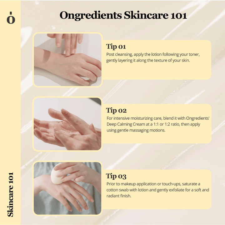 Ongredients Skin Barrier Calming Lotion pleťové mlieko, ktoré posilňuje kožnú bariéru, hydratuje pokožku a upokojuje citlivú pleť.