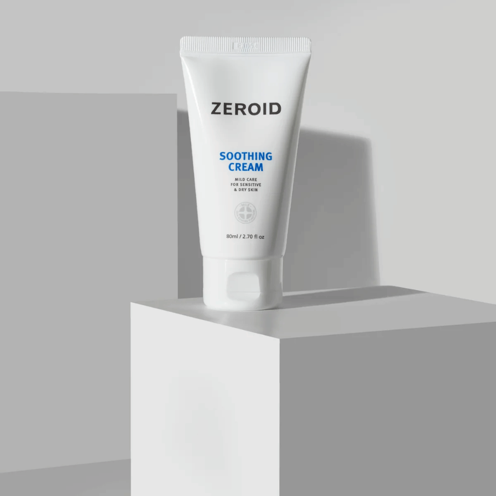 ZEROID Soothing Cream 80 ml na podstavci na každodennú hydratáciu suchej a citlivej pokožky