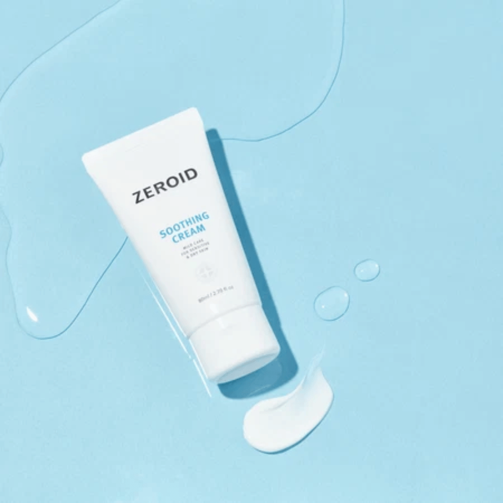 ZEROID Soothing Cream s upokojujúcim a hydratačným zložením pre citlivú a suchú pokožku