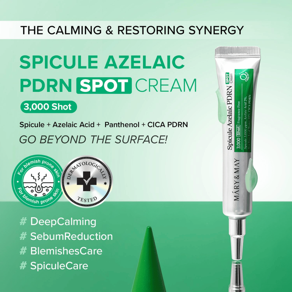 Mary&May Spicule Azelaic PDRN Spot Cream – ošetrujúci bodový krém na nedokonalosti a nevyváženú pleť