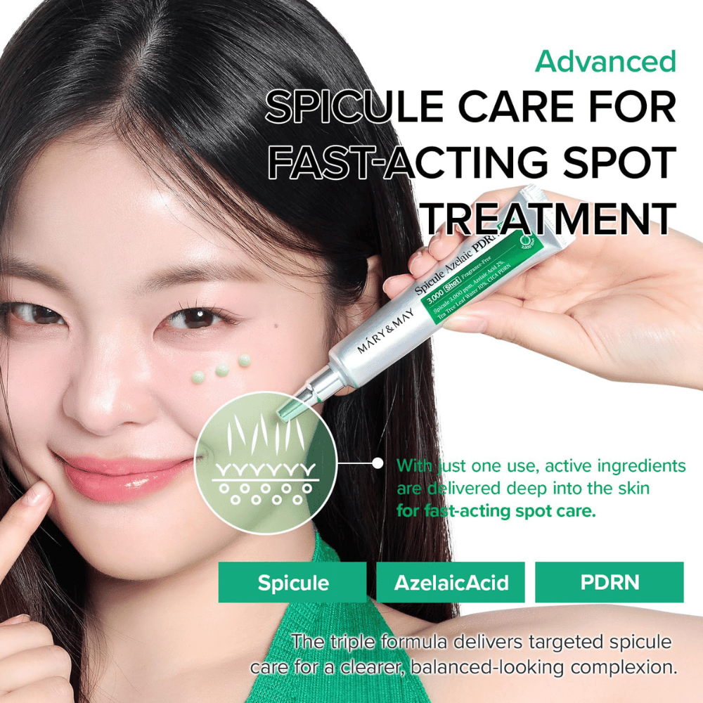 Mary&May Spicule Azelaic PDRN Spot Cream – spot treatment so spikulami, kyselinou azelaovou a PDRN
