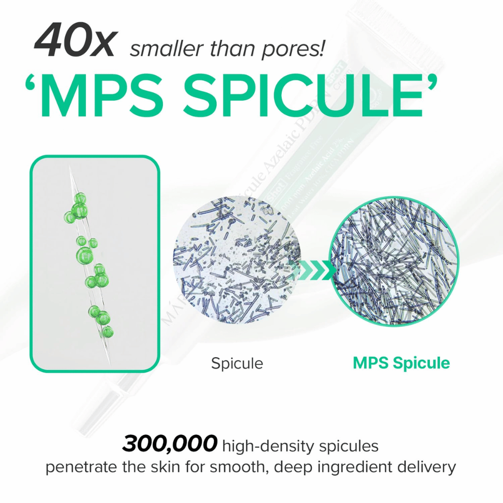 Mary&May Spicule Azelaic PDRN Spot Cream – MPS spikuly na účinnú aplikáciu aktívnych zložiek