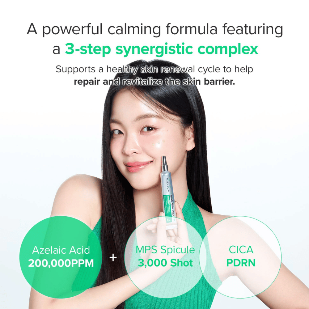 Mary&May Spicule Azelaic PDRN Spot Cream – formula s kyselinou azelaovou, MPS spikulami a CICA PDRN
