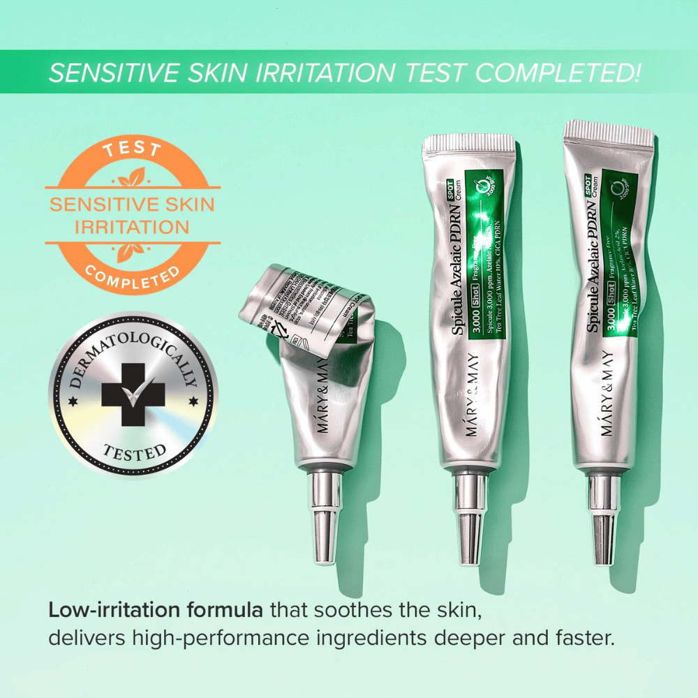 Mary&May Spicule Azelaic PDRN Spot Cream – dermatologicky testovaný bodový krém pre citlivú pleť